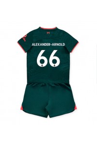Fotbalové Dres Liverpool Alexander-Arnold #66 Dětské Třetí Oblečení 2022-23 Krátký Rukáv (+ trenýrky)